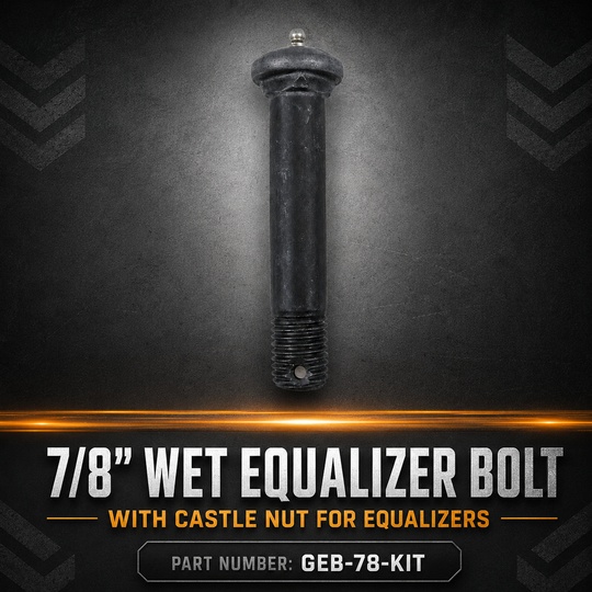 7/8" Wet Equalizer Bolt with Castle Nut for Equalizers (GEB-78-KIT)