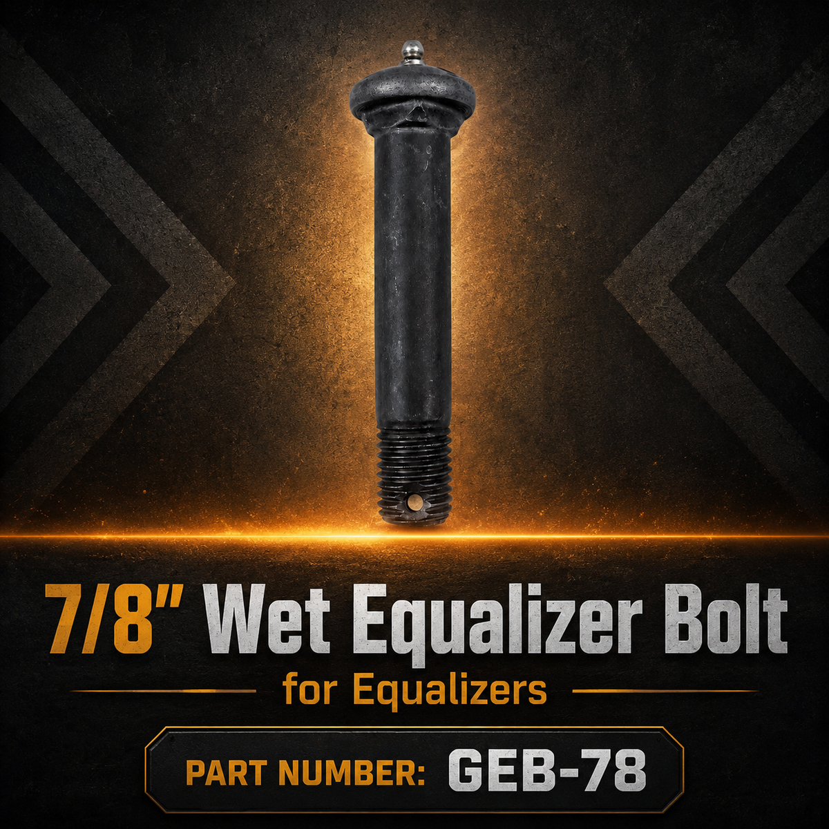 Greaseable Bolt, New Deal 7/8" for EQ-12 (GEB-78)