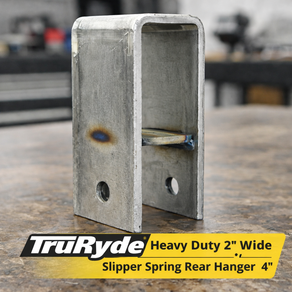 Rear Slipper Spring Hanger 2" Wide - 3.47" Spring Height to Wear Plate - 6" Tall (HG-15854-R)