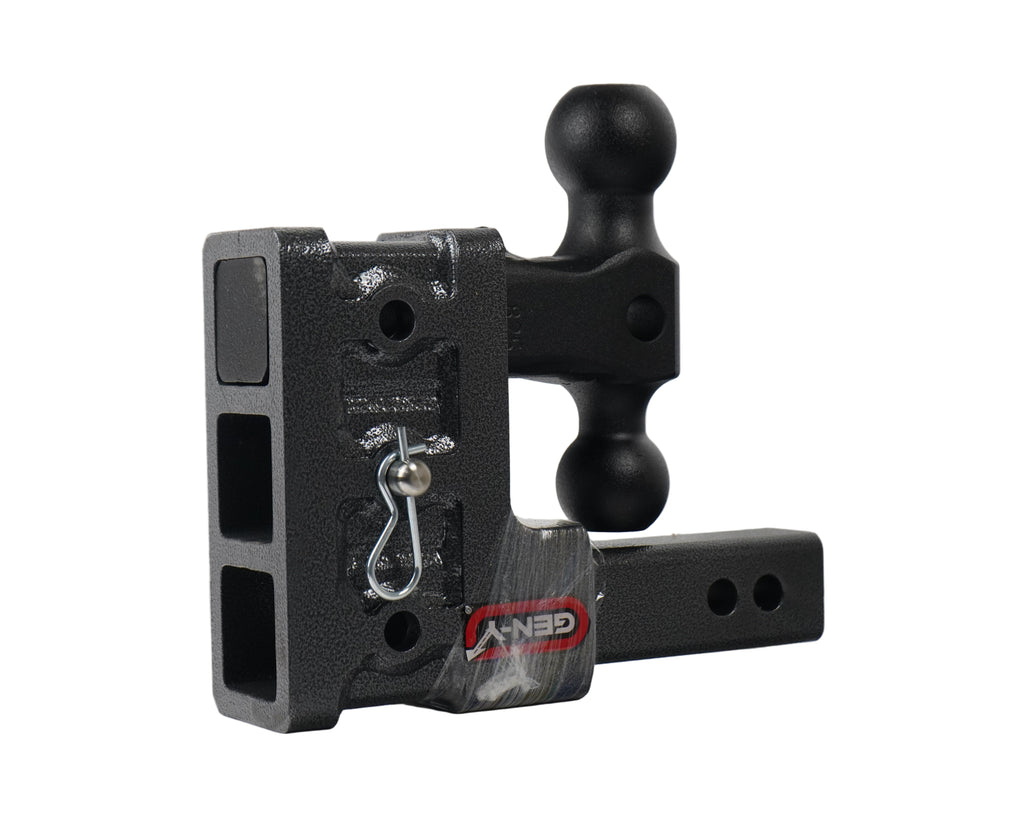 GEN-Y MEGA-DUTY 16K Drop Hitch – 2" Shank – 5" Drop – Dual-Ball Mount (GH-513)
