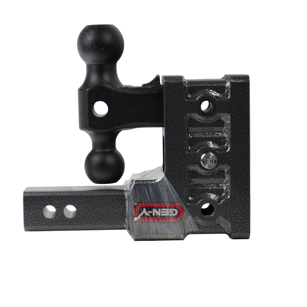 GEN-Y MEGA-DUTY 16K Drop Hitch – 2" Shank – 5" Drop – Dual-Ball Mount (GH-513)