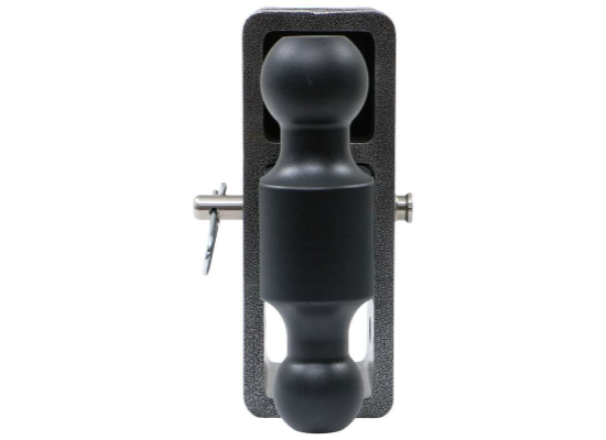 GEN-Y Adjustable 2-Ball Mount w/ Stacked Receivers - 2-1/2" Hitch - 6" Drop/Rise - 21K (GH-613)