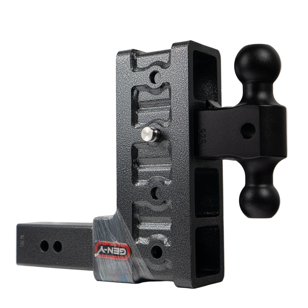 GEN-Y Hitch GH-614 - Gen-Y Mega Duty 2.5in Shank 9in Drop 3K TW 21K Hitch w/GH-061 Dual-Ball