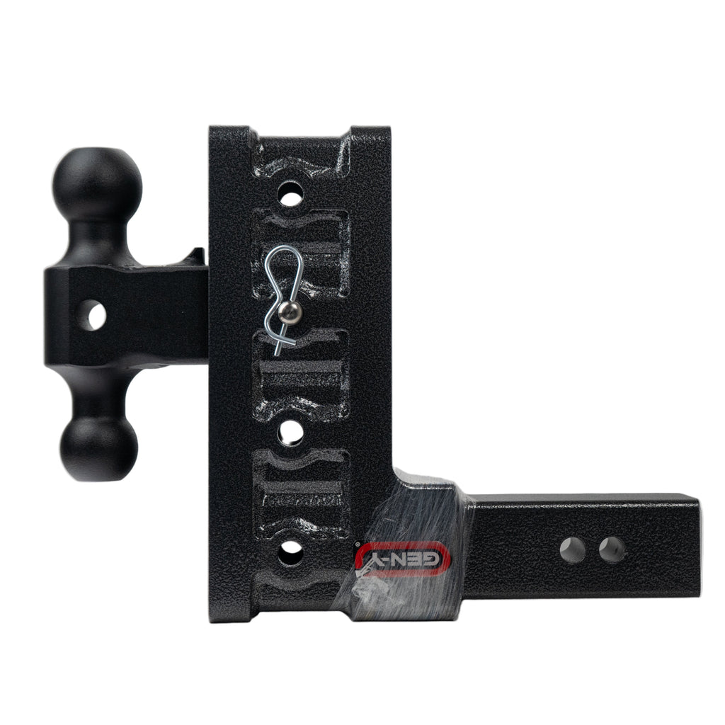 GEN-Y Hitch GH-614 - Gen-Y Mega Duty 2.5in Shank 9in Drop 3K TW 21K Hitch w/GH-061 Dual-Ball