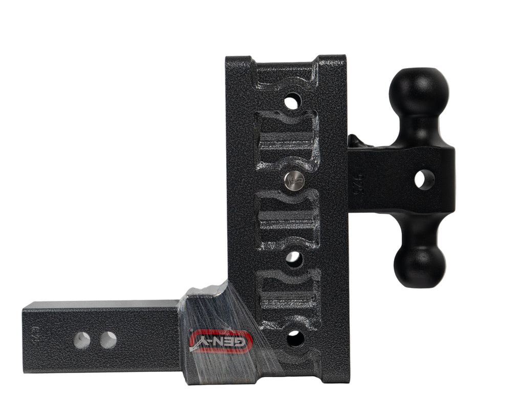 GEN-Y Hitch GH-614 - Gen-Y Mega Duty 2.5in Shank 9in Drop 3K TW 21K Hitch w/GH-061 Dual-Ball