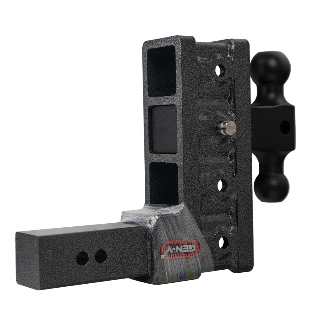 GEN-Y Hitch GH-614 - Gen-Y Mega Duty 2.5in Shank 9in Drop 3K TW 21K Hitch w/GH-061 Dual-Ball