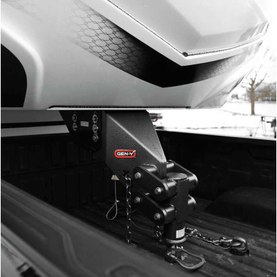 GEN-Y 5th Wheel to Gooseneck Pin Box — 30K GTW / 6.5K TW (GH-8076AL)