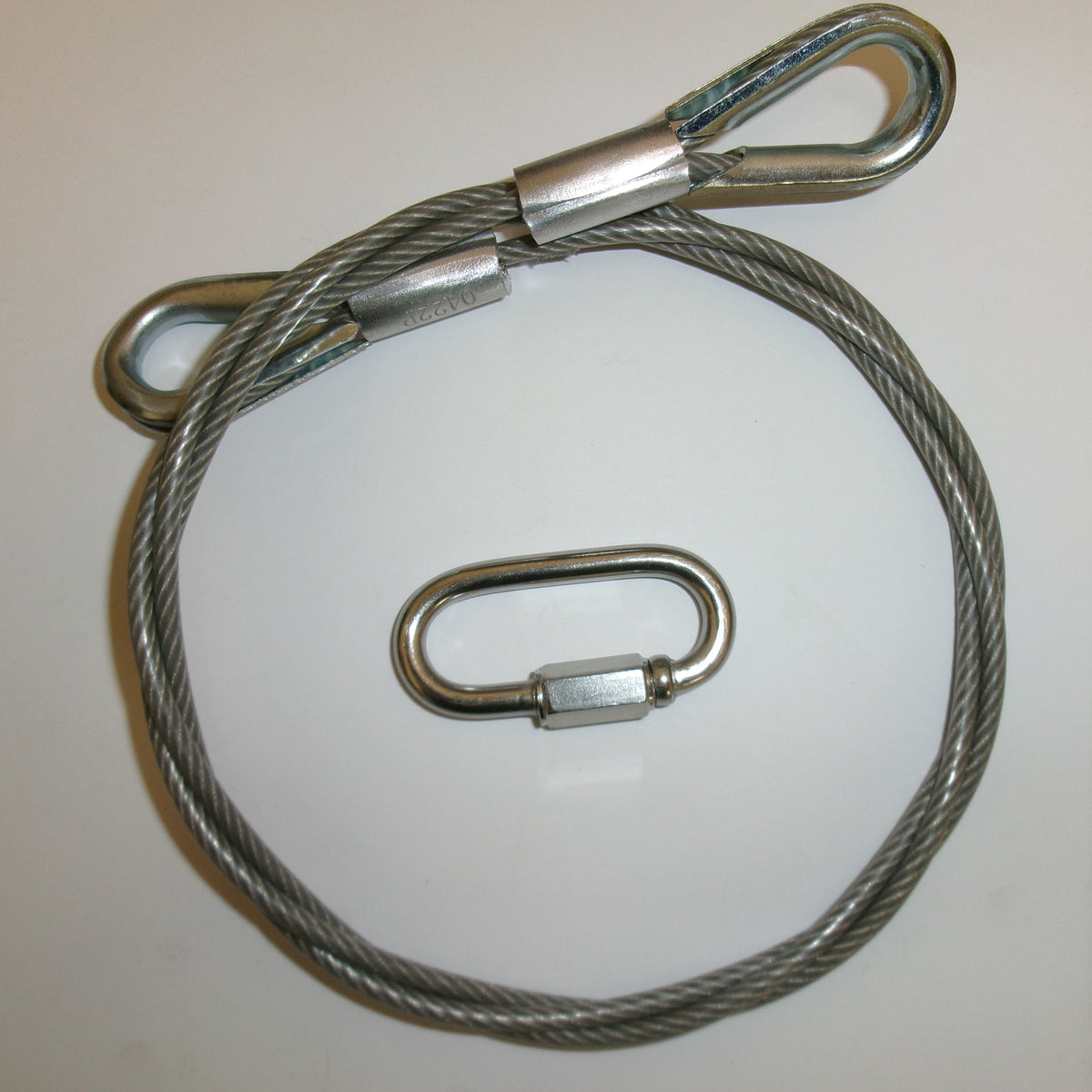 Replacement Cable with Quick link for Gorilla Lift GOR2LIFT Trailer Ramp Gate (GLC1-Q1)