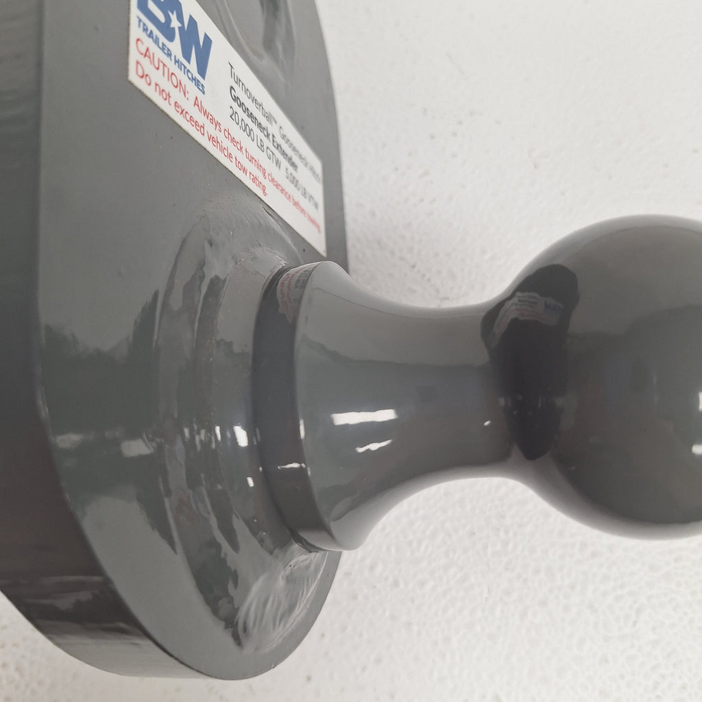 B&W Turnoverball 4" Gooseneck Ball Hitch Extender – 20,000 lb GTW (GNXA4085)