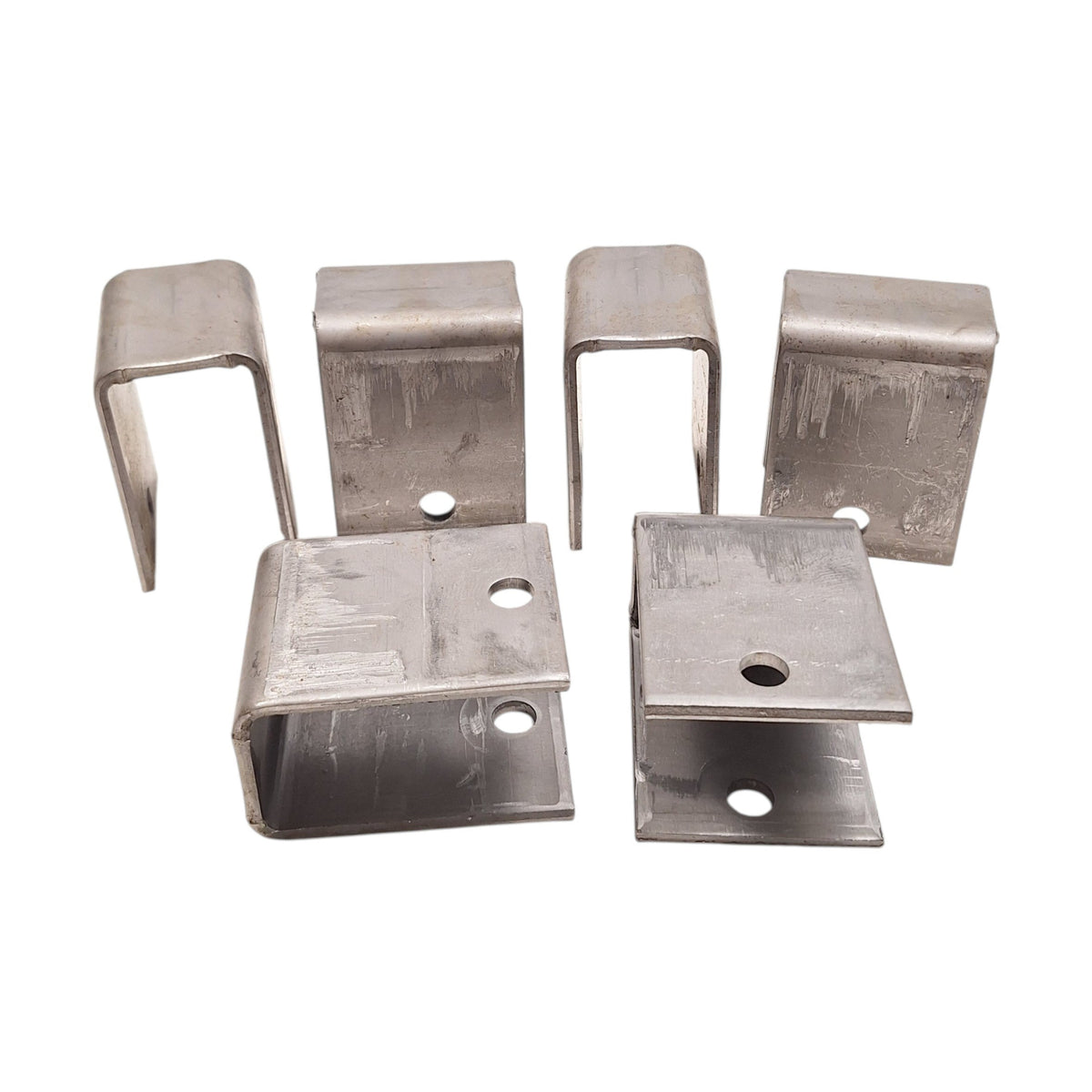 Six - Leaf Spring Hangers for 1 3/4" Spring - Raw Steel - Weld-On (H-3.875-LOTOF6)