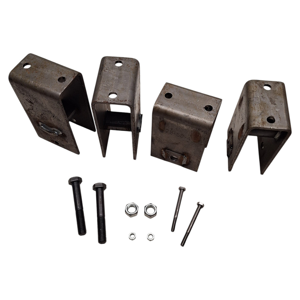 Dexter Single-Axle Trailer Hanger Kit for 2" Slipper Springs - 5" Front, 6-3/8" Rear (HAP-105-00)
