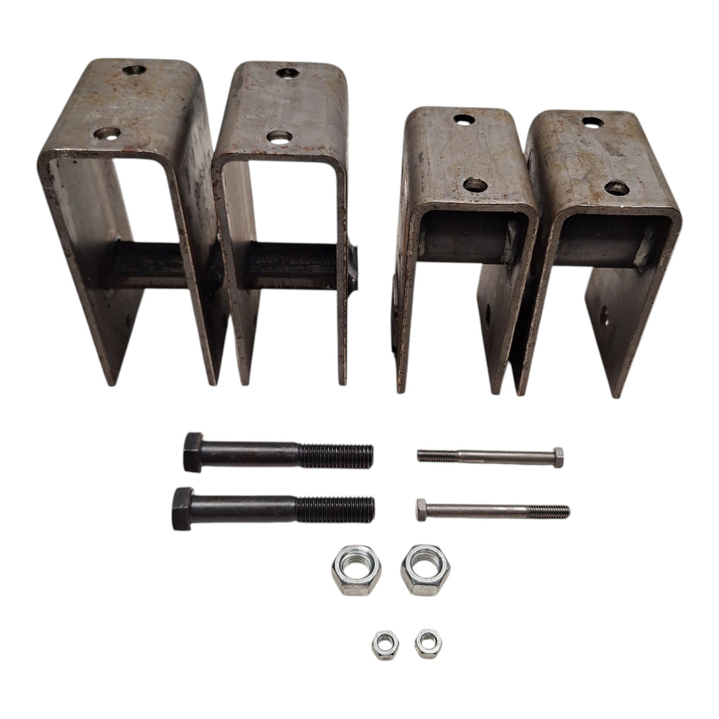 Dexter Single-Axle Trailer Hanger Kit for 2" Slipper Springs - 5" Front, 6-3/8" Rear (HAP-105-00)