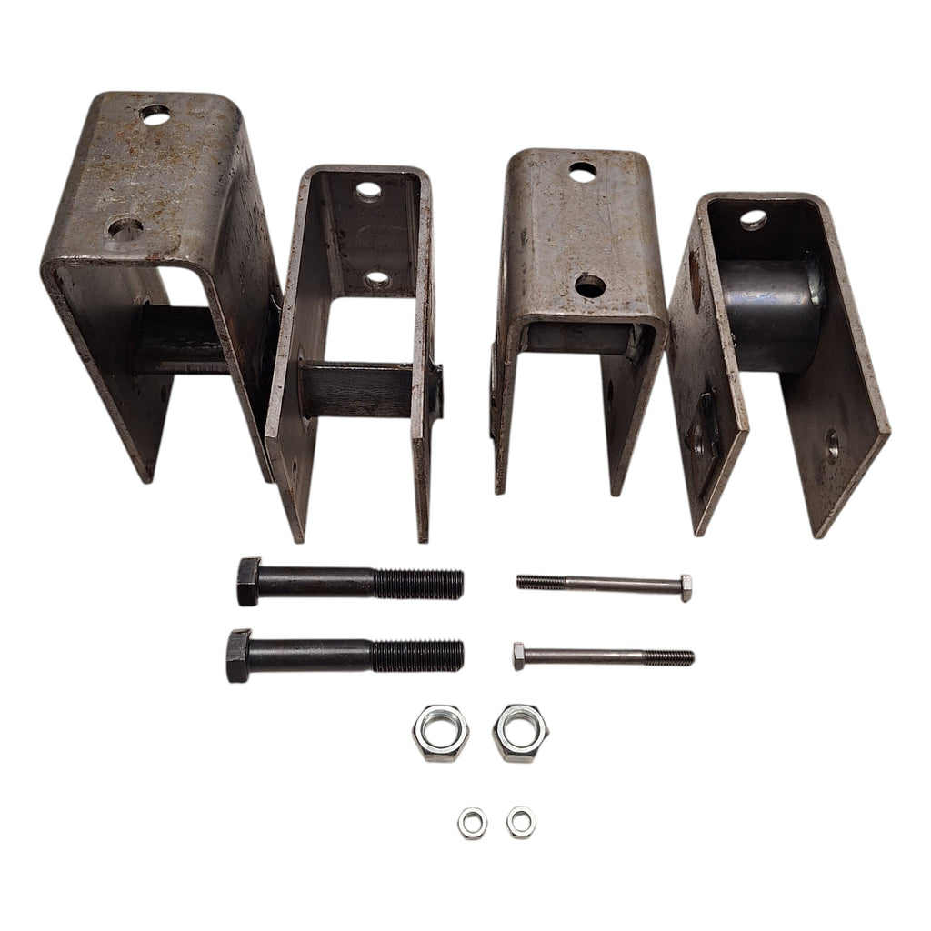 Dexter Single-Axle Trailer Hanger Kit for 2" Slipper Springs - 5" Front, 6-3/8" Rear (HAP-105-00)