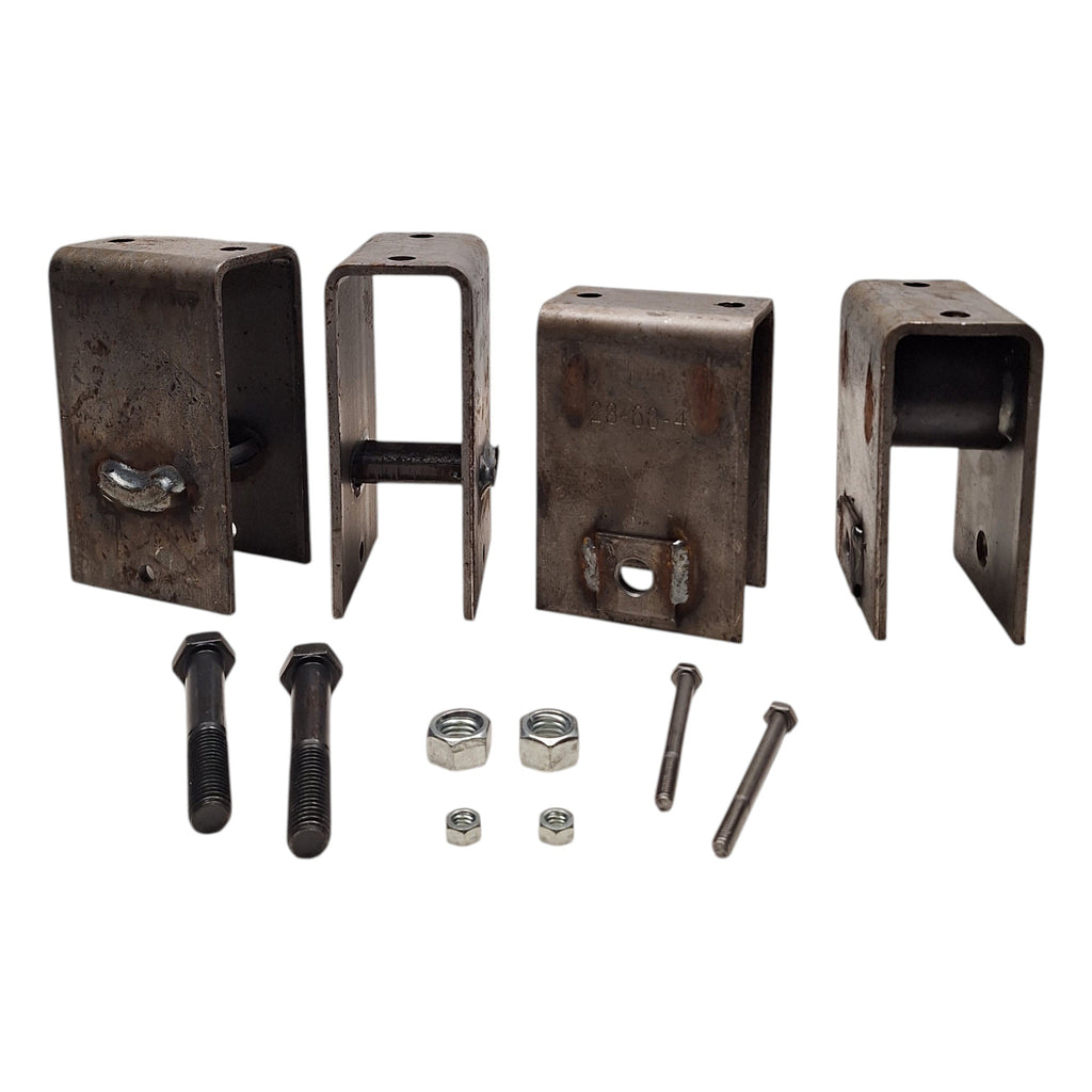 Dexter Single-Axle Trailer Hanger Kit for 2" Slipper Springs - 5" Front, 6-3/8" Rear (HAP-105-00)