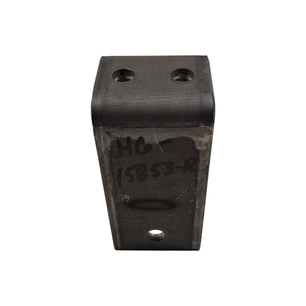 Hanger, rear, 3.47" spring height (wear plate), 2" Slipper, 3" long, 6" tall Heavy duty 5.03" retainer bolt height (HG-15853-R)
