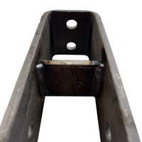 Hanger, rear, 3.47" spring height (wear plate), 2" Slipper, 3" long, 6" tall Heavy duty 5.03" retainer bolt height (HG-15853-R)