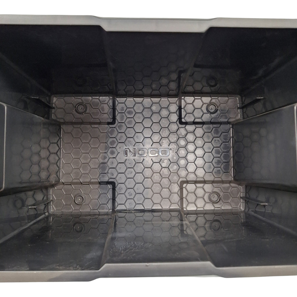 NOCO Black Battery Box with Snap On Lid & Hardware for Group 24 Batteries Trailer Marine (HM300)