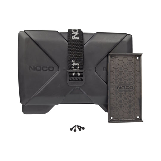 NOCO Black Battery Box with Snap On Lid & Hardware for Group 24 Batteries Trailer Marine (HM300)