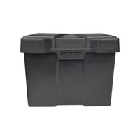 NOCO Black Battery Box with Snap On Lid & Hardware for Group 24 Batteries Trailer Marine (HM300)
