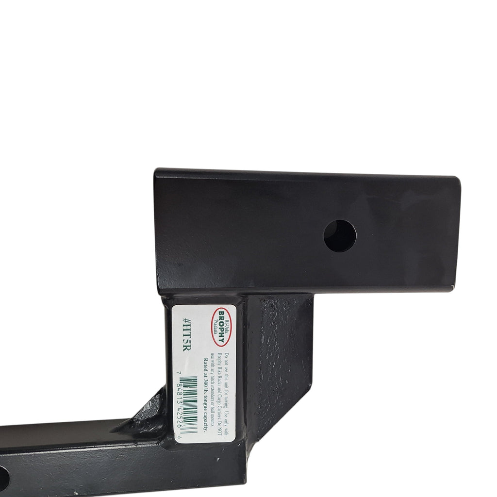 CR Brophy Hitch Adapter 1-1/4" to 2" Trailer Hitch Receiver with 5" Rise (HT5R)