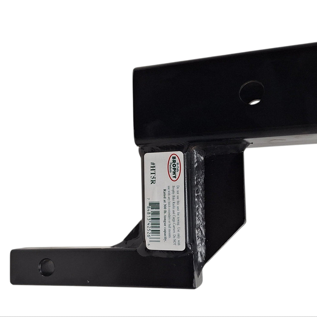 CR Brophy Hitch Adapter 1-1/4" to 2" Trailer Hitch Receiver with 5" Rise (HT5R)