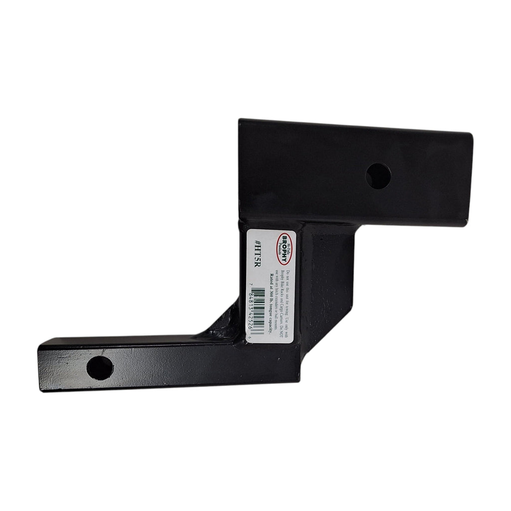 CR Brophy Hitch Adapter 1-1/4" to 2" Trailer Hitch Receiver with 5" Rise (HT5R)