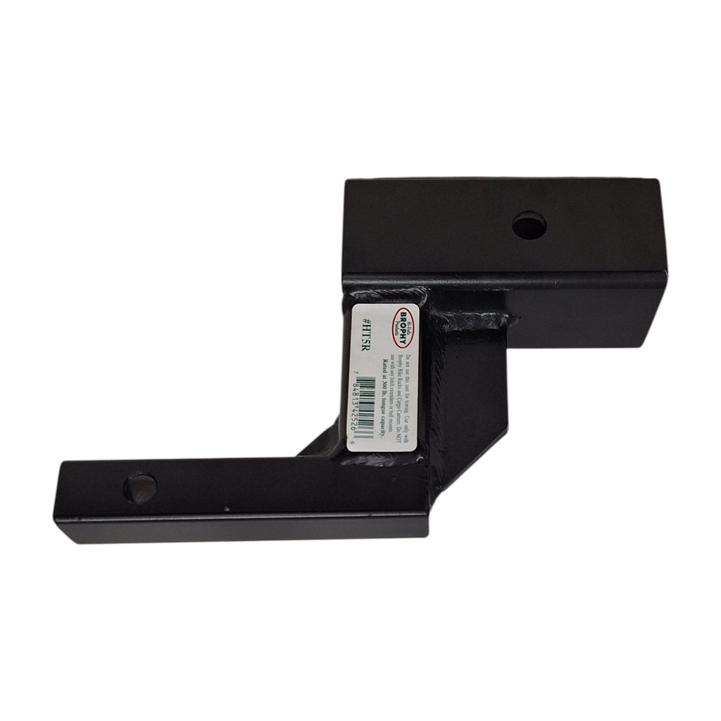CR Brophy Hitch Adapter 1-1/4" to 2" Trailer Hitch Receiver with 5" Rise (HT5R)