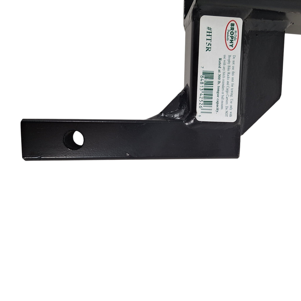CR Brophy Hitch Adapter 1-1/4" to 2" Trailer Hitch Receiver with 5" Rise (HT5R)