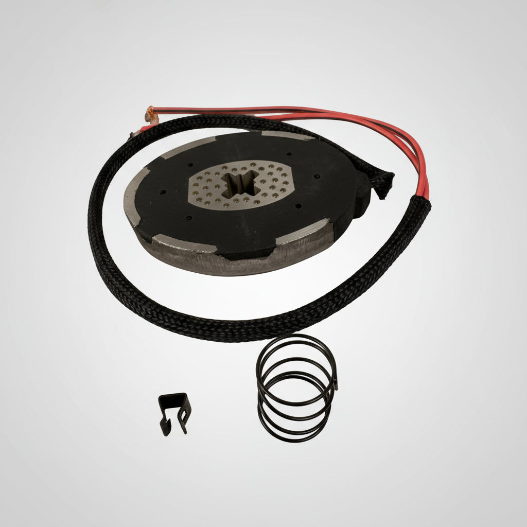 Brake Magnet – Replaces Dexter 7.2K and 8K Hybrid – Black Wire with Springs and Clips (77M-1208HB)