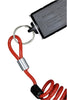 Breakaway Switch Assembly 4' Long Coiled Rubber Breakaway Cable w/Plunger Pin Carabiner Connector Trailer (BRK-ASMBLY)