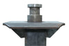 Gooseneck Coupler 25K RAM 4" Square Load Bearing Pin 8" Adjustment 2-5/16" Ball (GCSQ-25008)