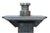 Gooseneck Coupler 25K RAM 4" Square Load Bearing Pin 8" Adjustment 2-5/16" Ball (GCSQ-25008)