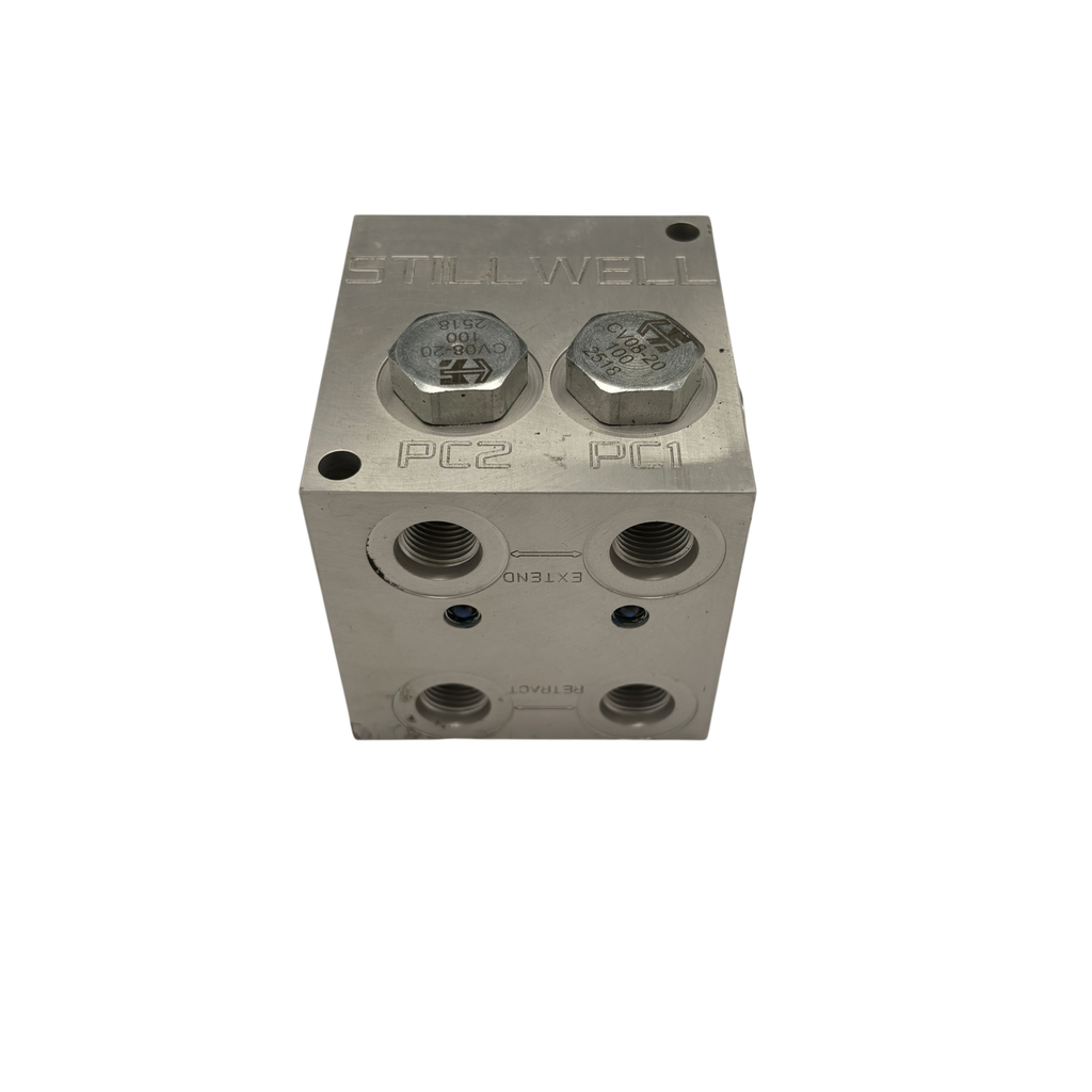 Stillwell Manifold PO-Check 7:1 Pilot ratio W/.40 Orifice (02001-9004-0001)