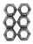 2X Idler Hub 6000# 6 x 5.5 Dexter 1/2" Stud Cupped & Studded 15123+25580 (008-213-09-KITX2)