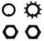 Spindle End Kit 9k-10k General Duty Trailer Axle After 10/89 (WK-10K)