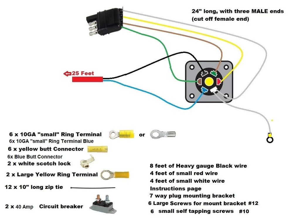 Brake Controller Kit Non Application Specific Hard Wire Vehicle End Trailer (IYOBC-KIT)