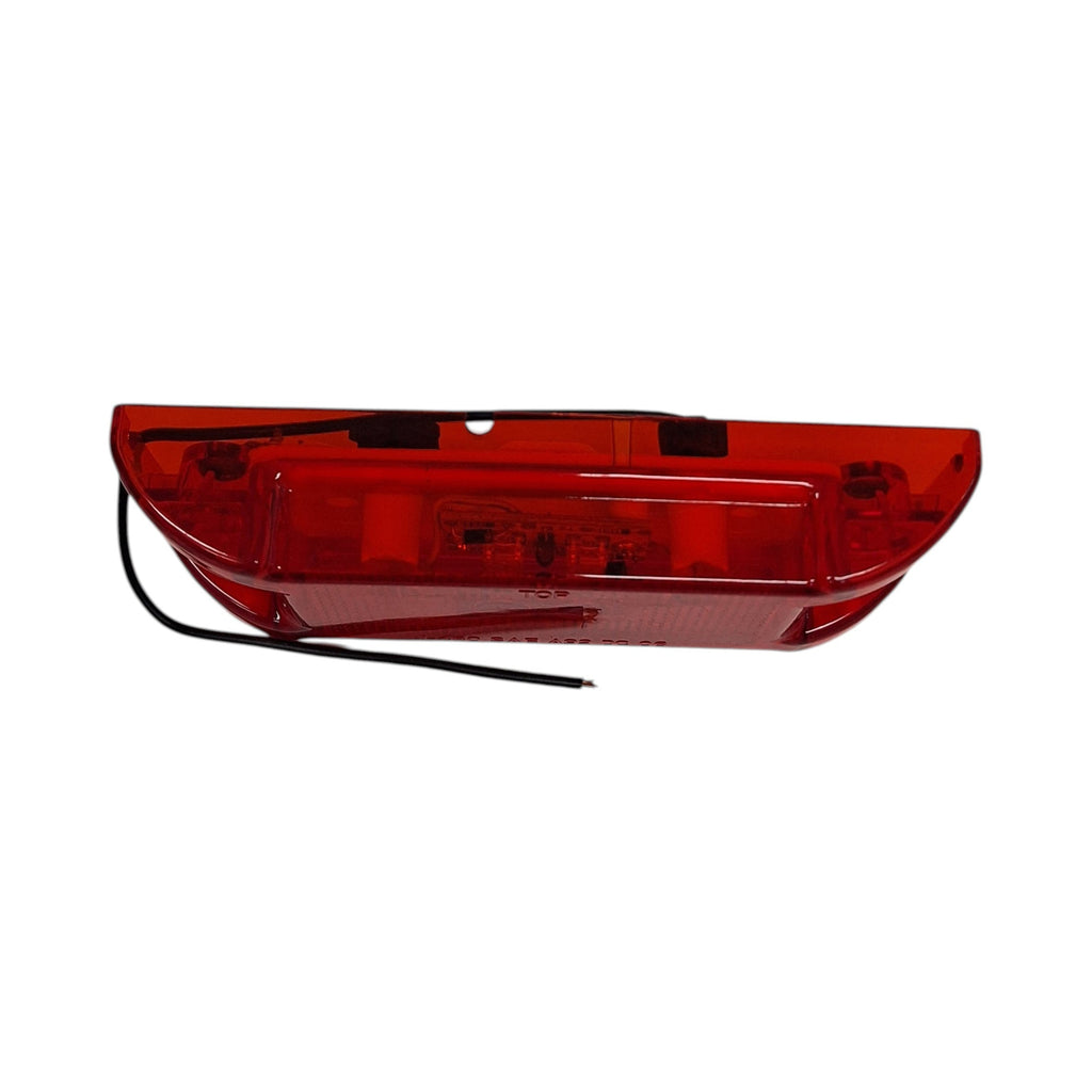 2" x 6" Red Reflective Clearance Marker Light Trailer Truck RV Camper J485 (J-485-R)