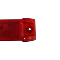 2" x 6" Red Reflective Clearance Marker Light Trailer Truck RV Camper J485 (J-485-R)