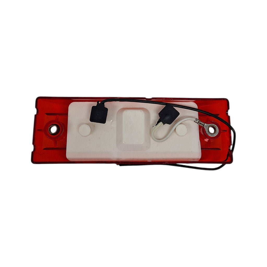 2" x 6" Red Reflective Clearance Marker Light Trailer Truck RV Camper J485 (J-485-R)