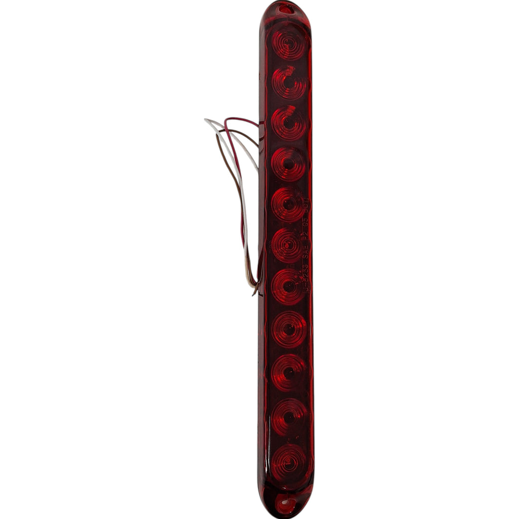 Jammy 15" Slimline ID Bar Red LED 3 Wire 3 LED Configuration Over 80" Wide Truck Trailer RV (J-5253-R3)