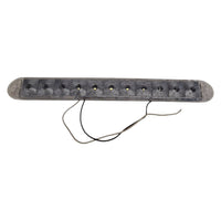 One - 15 inch 11 LED Slim Line White Back up light Solar (J-535-CC)