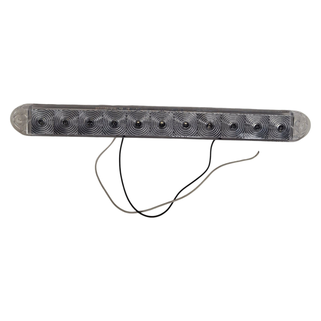 One - 15 inch 11 LED Slim Line White Back up light Solar (J-535-CC)