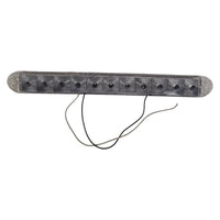 One - 15 inch 11 LED Slim Line White Back up light Solar (J-535-CC)