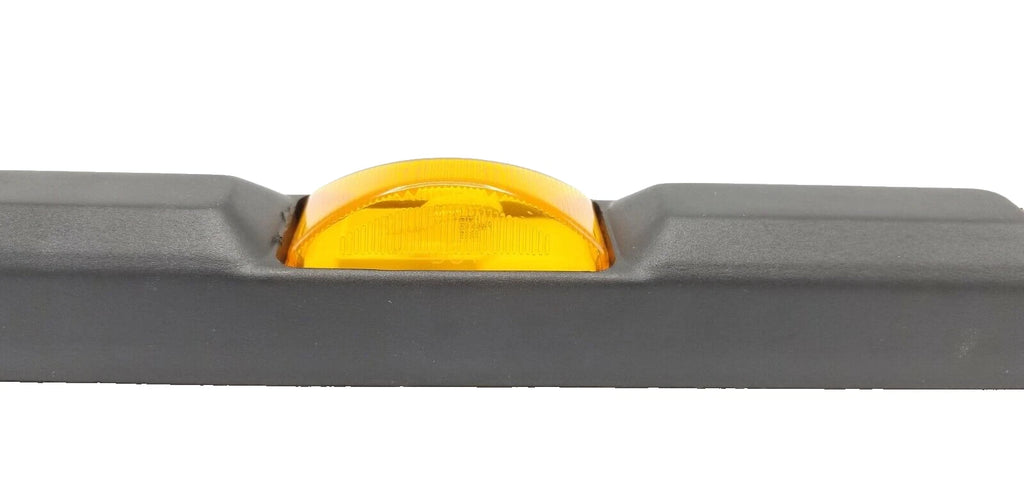 10 - Jammy Amber Incandescent 3-Light ID Bar with Black Plastic Base  (J-569-A-LOTOF10)