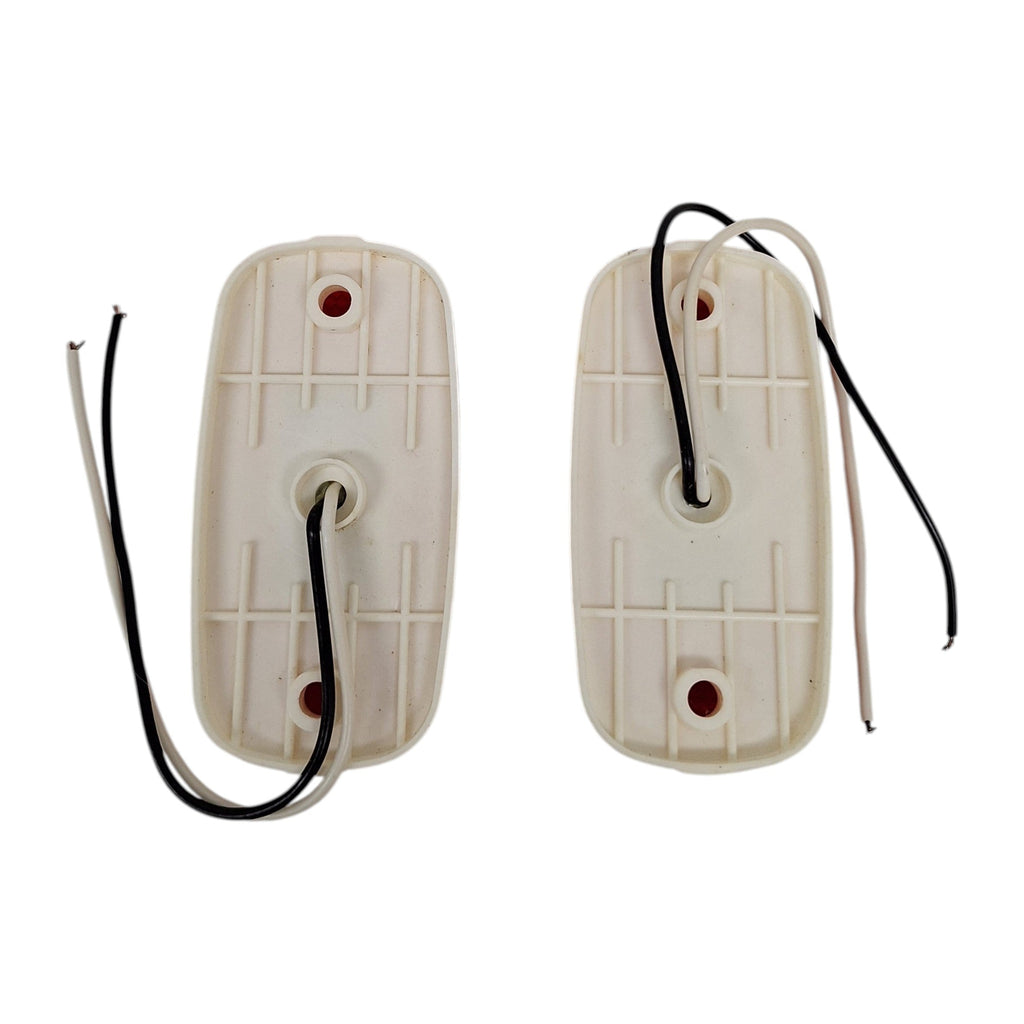 Two - Jammy Trailer ATV Marker Clearance Lights 4" x 2"  LED J-625/626  Red Red (J-625-R X 2)