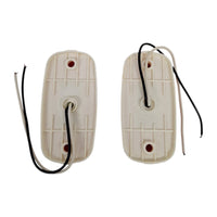 Two - Jammy Trailer ATV Marker Clearance Lights 4" x 2"  LED J-625/626  Red Red (J-625-R X 2)