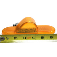 6" Amber LED Mid-Ship Light – Park, Turn & Marker Trailer Truck Semi Light (J-64-AK)