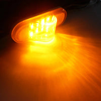 6" Amber LED Mid-Ship Light – Park, Turn & Marker Trailer Truck Semi Light (J-64-AK)