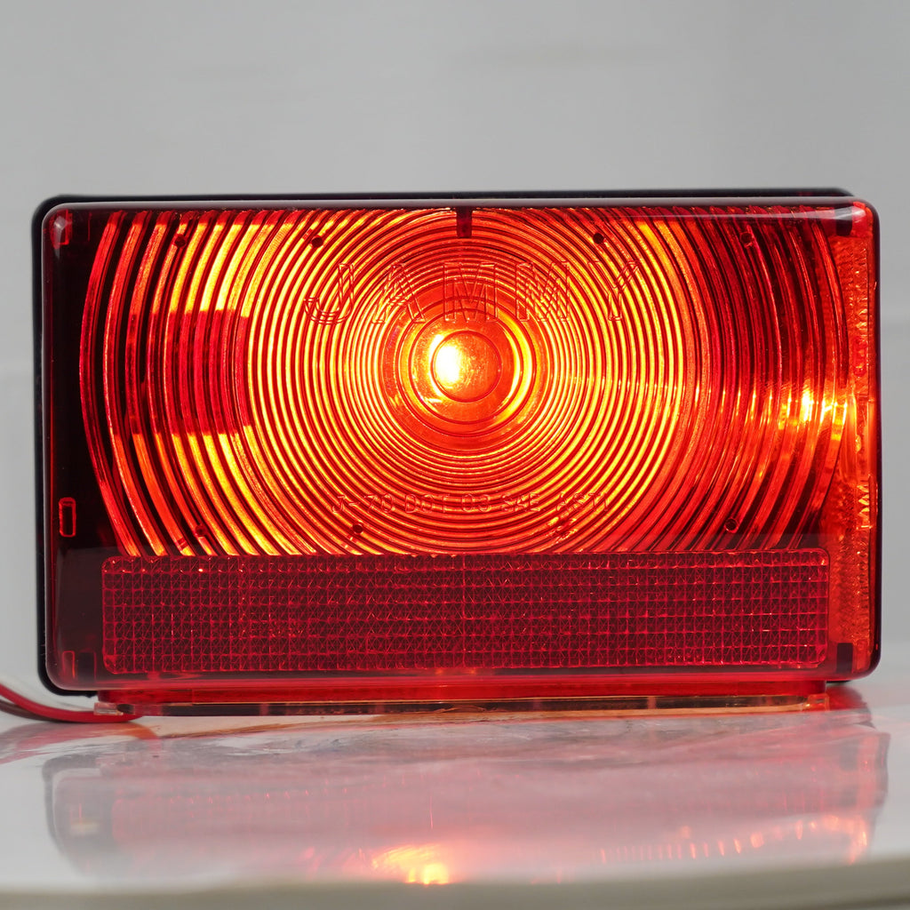 Jammy Red Rectangular Trailer Light - Right Side (J-70)