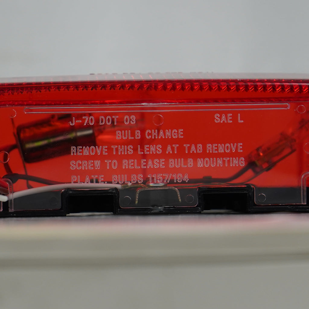 Jammy Red Rectangular Trailer Light - Right Side (J-70)